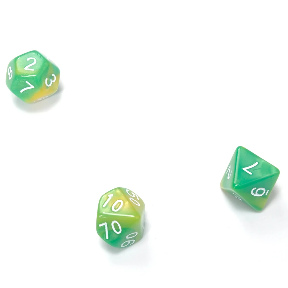 Игральные кости набор с эффектом туманности покер d& d d4 d6 d8 d10 d% d12 d20 многогранные TRPG игры Подземелья и Драконы РПГ игры кости