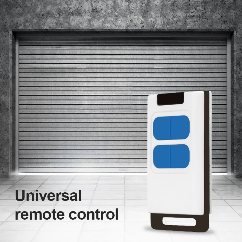 

433MHZ Wireless Copy Remote Control Metal Four-button Garage Door Roll Gate Copy Code Remote Control For Gate Garage Door