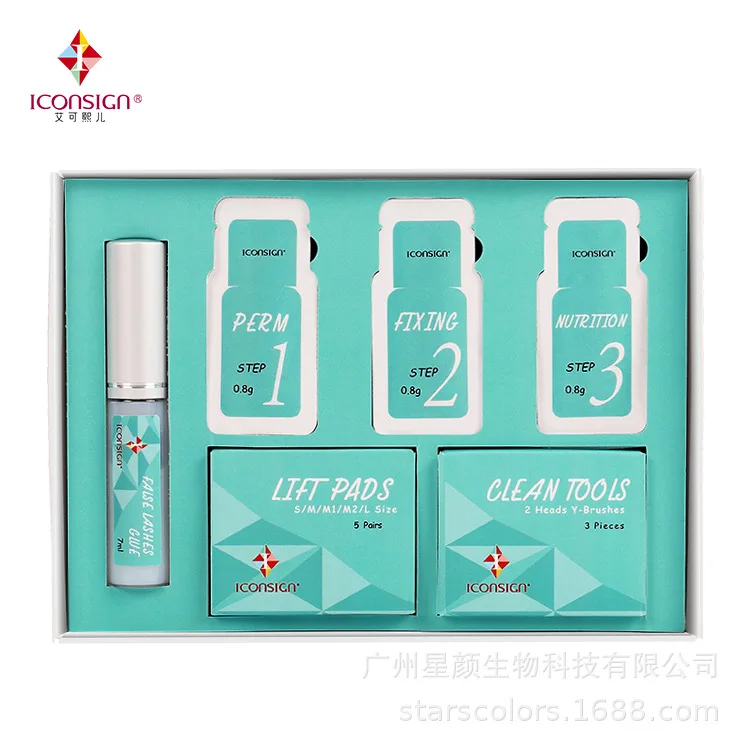 

New Professional 1 Set Eyelashes Lift ICONSIGN Lash Lift Kit Makeupbemine Eyelash Perming Calia Perm Nutritious Curling Tools