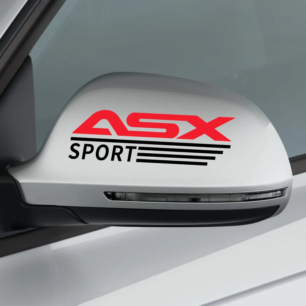 Автомобильные наклейки на зеркало заднего вида для Mitsubishi Ralliart Lancer EX ASX Colt Delica Eclipse