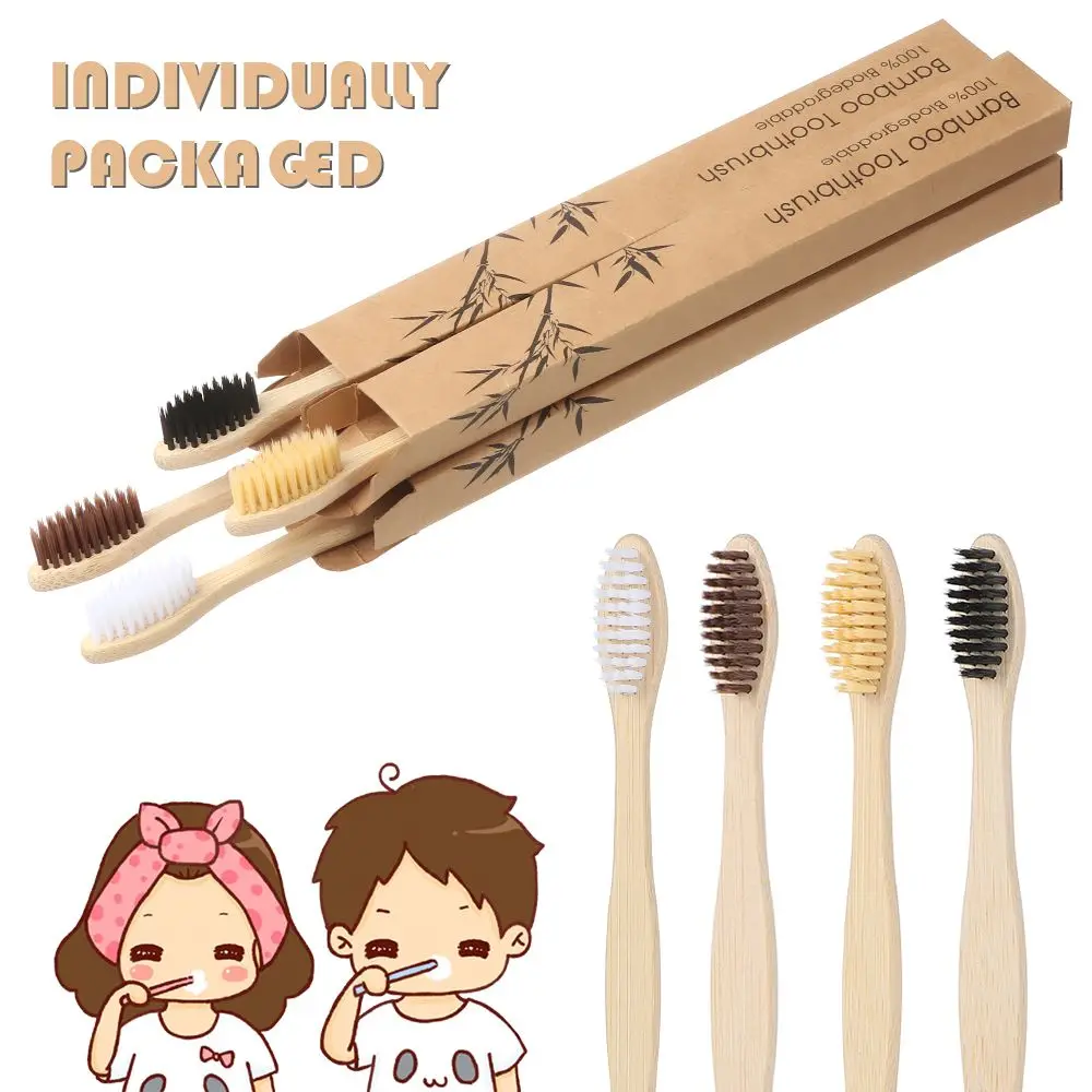 

Soft ECO Friendly Resuable Bristle Bamboo Toothbrushes Toothbrush Teeth Supplies Tooth Brush
