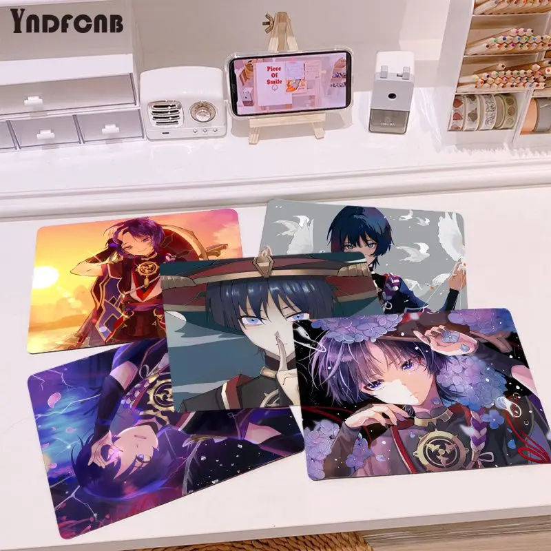 

Simple Design Scaramouche Genshin Impact High Speed New Mousepad for CS GO Smooth Writing Pad Desktops Mate gaming mouse pad