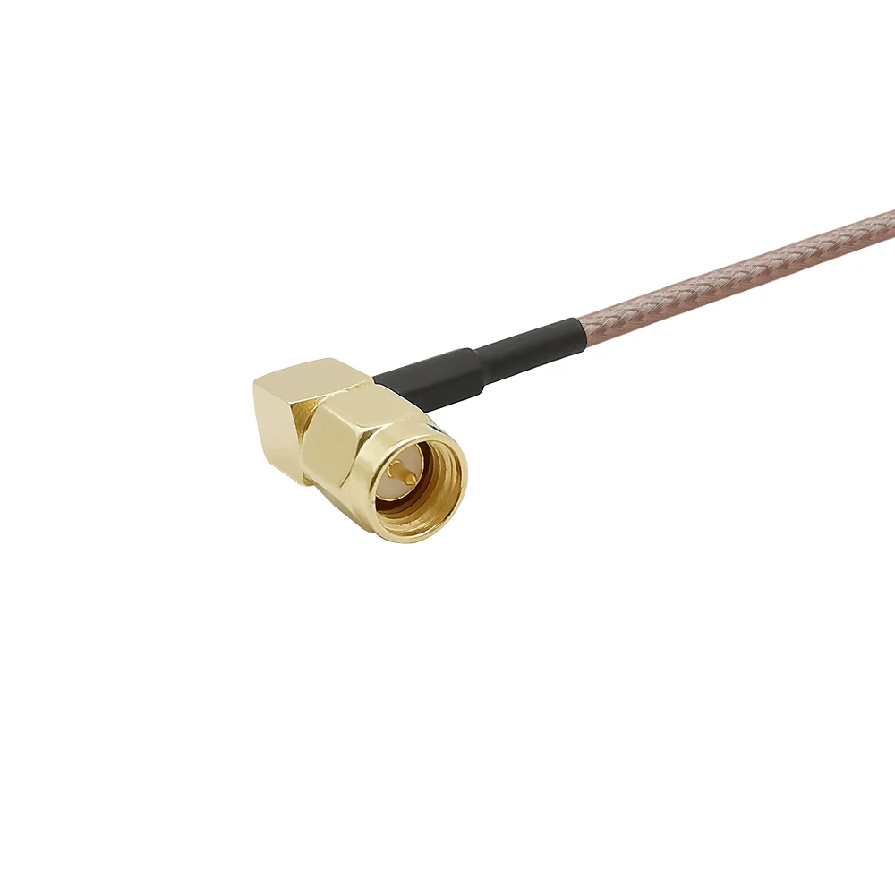 Коаксиальный кабель со штекером SMA и MCX разъем под прямым углом 90 градусов RG316