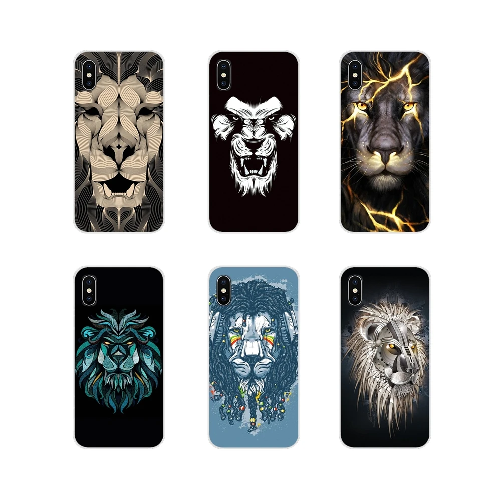 Абстрактные крутые цифровые чехлы с головой злого Льва на заказ для Samsung Galaxy J1 J2 J3