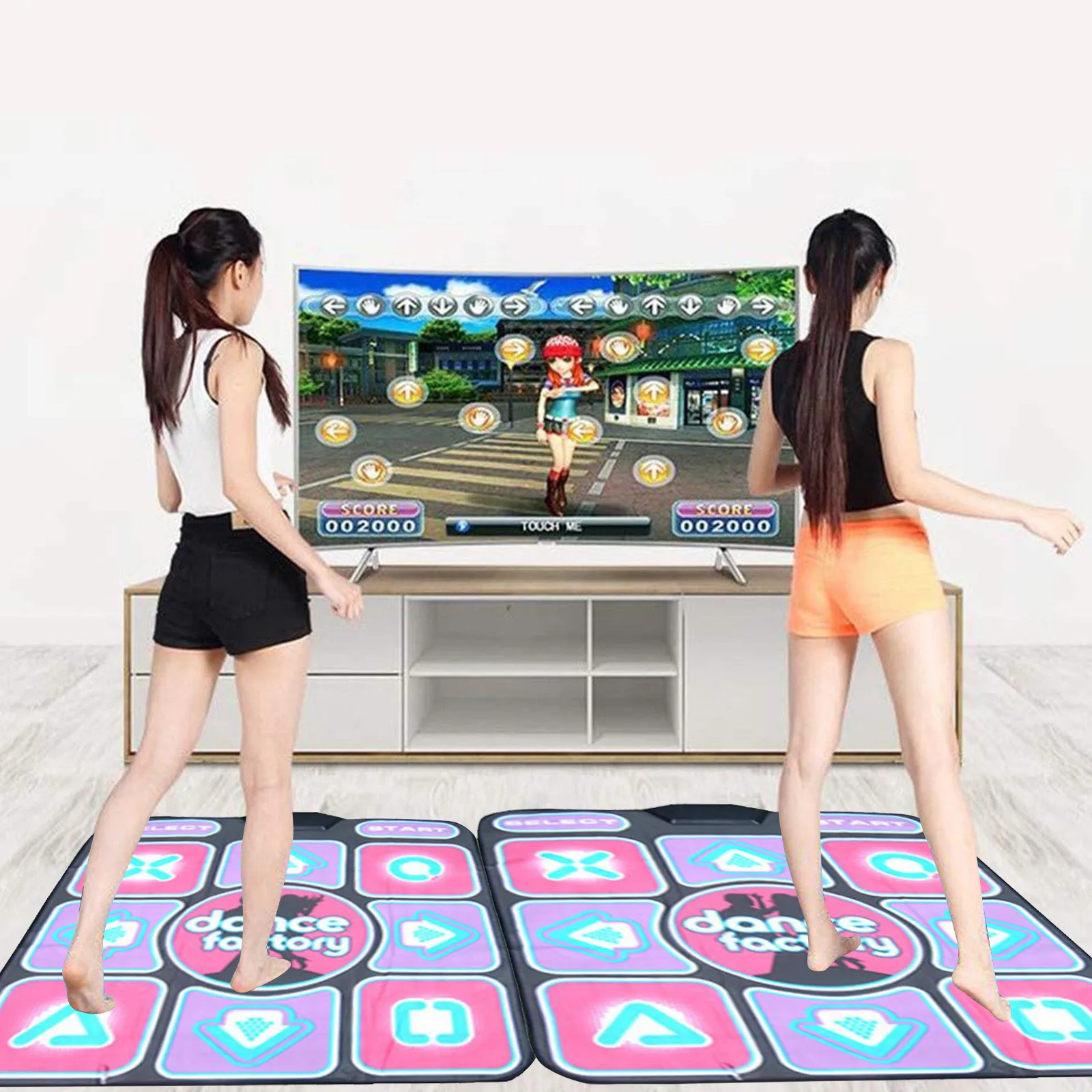 

Dancing Mat Non-slip Dancers Mat Cushion Feeling Game Yoga Game Blanket Fun At Home Without Going Out To Be Safe And Happy