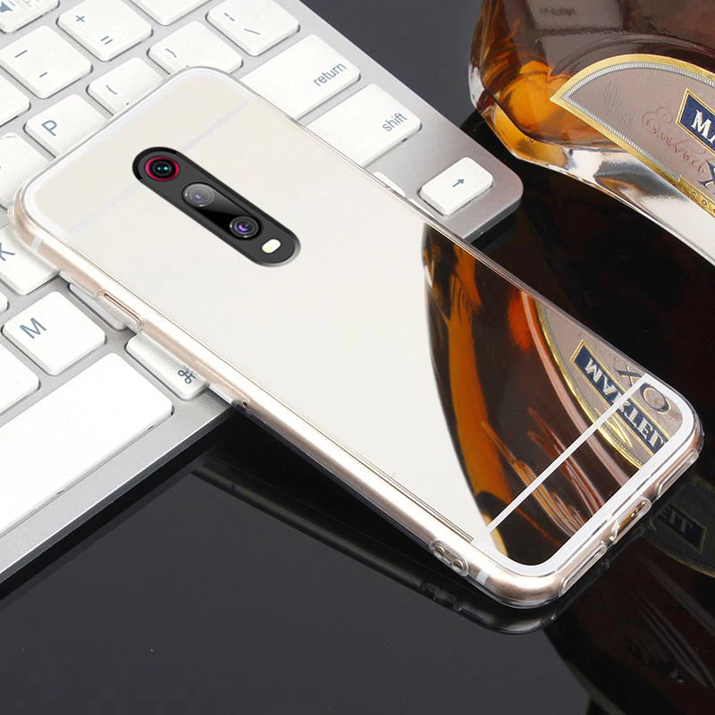 Silver Модный чехол из ТПУ для Xiao mi Red mi K20/K20 Pro, роскошная задняя крышка из розового золота для Xiao mi 9t mi 9T Pro, чехол A2 A3 8 9 Lite - Цвет: Silver