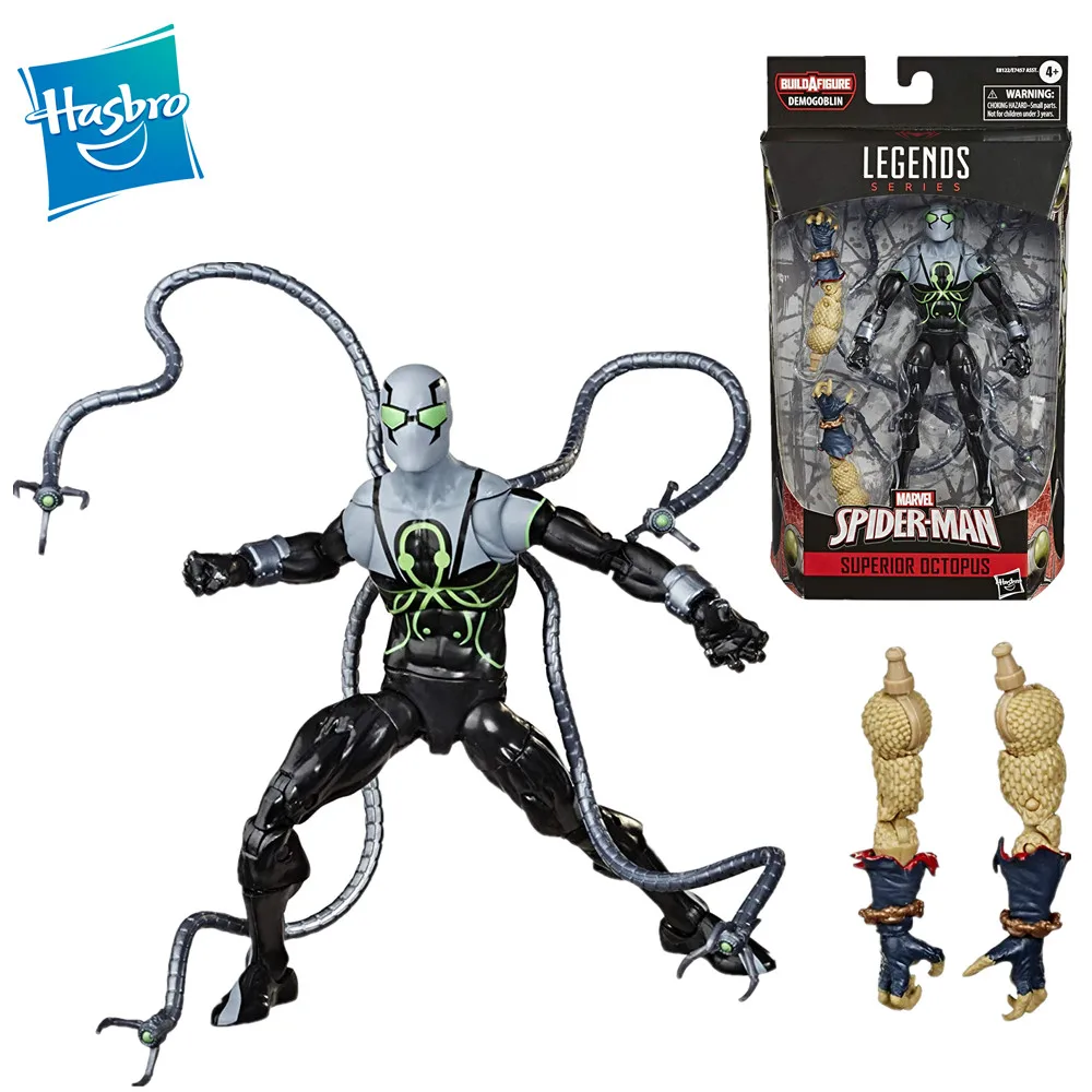 

Hasbro Marvel Legends Spider Man Series 6 Superior Octopus Toy with Build A Figurepiece Accessories Action Figure Model Boy Toys