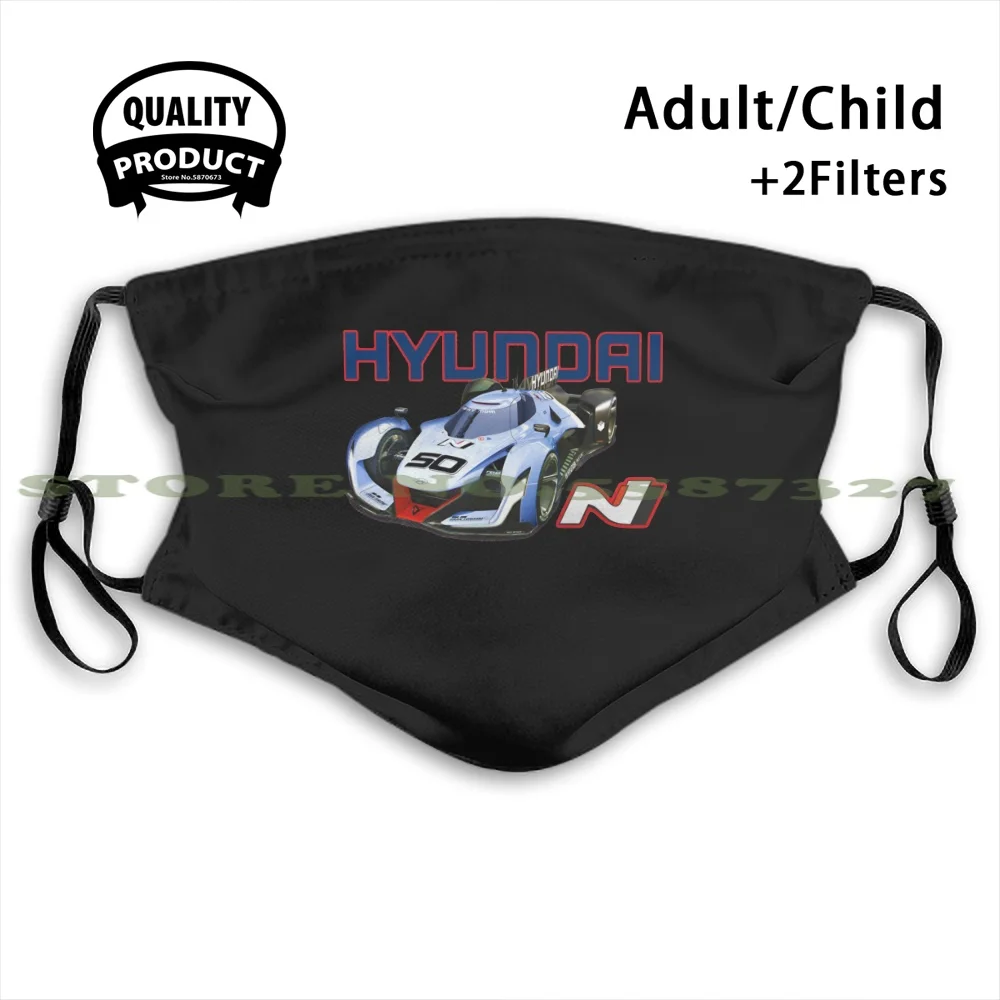 

Veloster N Half Face For Men Women Ladies Diy Masks Concept Hyundai Hyundai N
