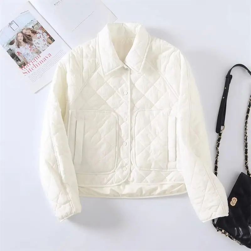 

Za Autumn Women Jacket Coat New Fashion Lapel Pocket Decoration Warm Jacket Women 2021 Fashion Youth Elegant Street Women Jacket