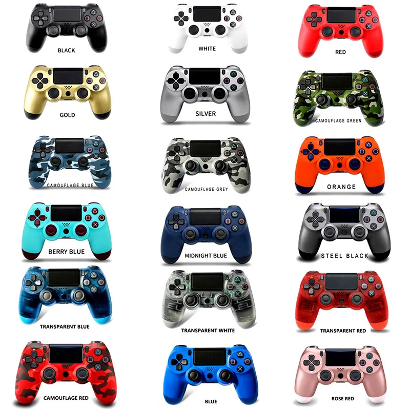 

PS4 handle with light touch screen six-axis vibration Bluetooth wireless game