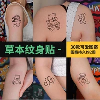 30pcs waterproof temporary tattoo sticker rose pattern water transfer under breast shoulder flower body art fake tatoo t2005