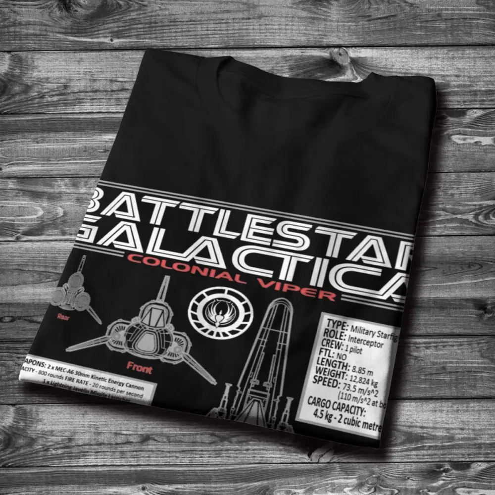Симпатичная хлопковая Футболка Battlestar галактика футболка в стиле колониального