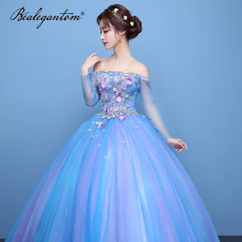 Женское бальное платье с длинным рукавом на возраст 15 лет |