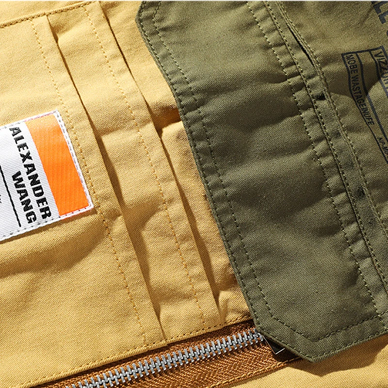 Мужские шорты-карго BOLUBAO лоскутные шорты до колен с завязками в стиле Харадзюку