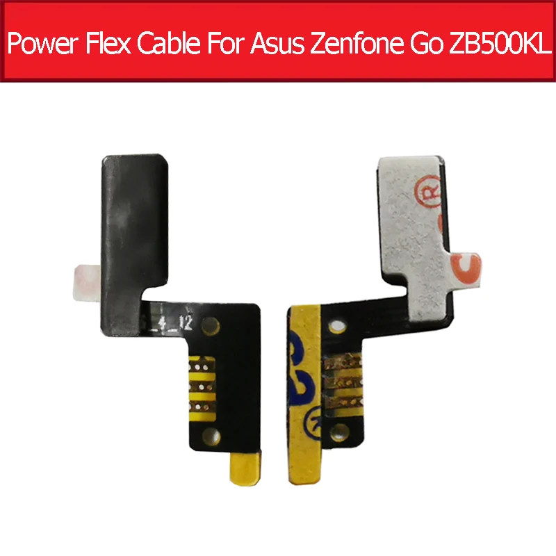 100% натуральный гибкий кабель громкости и мощности для Asus Zenfone Go ZB500KL X00AD кнопка переключения гибкий кабель Замена Ремонт