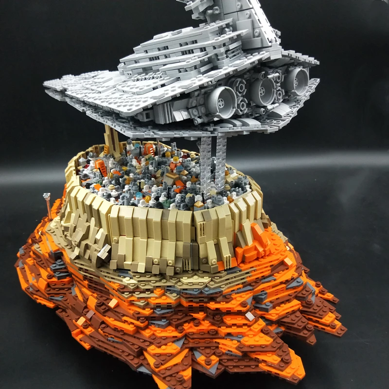 Новинка Империя над джедха город Круизный корабль войны MOC 18916 совместимый