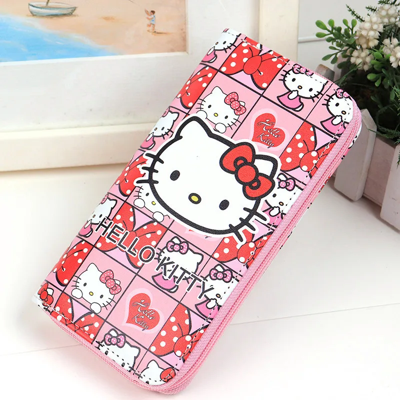 Sanrio кошелек hello kitty милый мультяшный для девочек и мальчиков Студенческая сумка