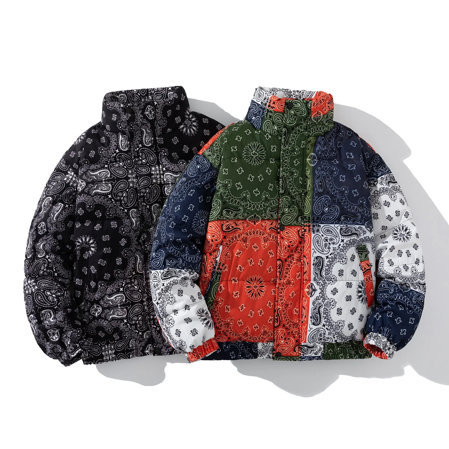 Куртка-бомбер мужская зимняя с хлопковой подкладкой теплая | Мужская одежда