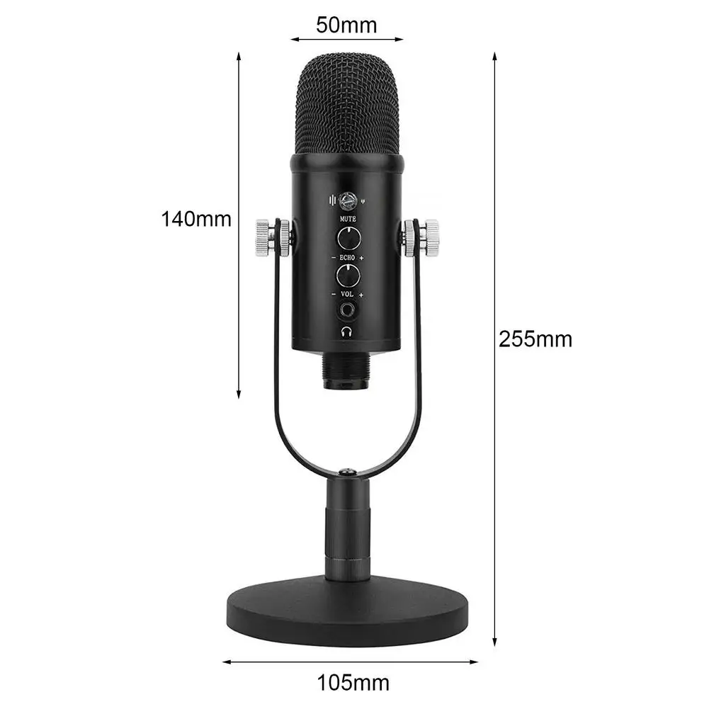 USB Professional Gaming Mic Condenser Recording Microphone For Singing ,Phone Karaoke Microphone ,Pc,Laptop Voice Recording enlarge