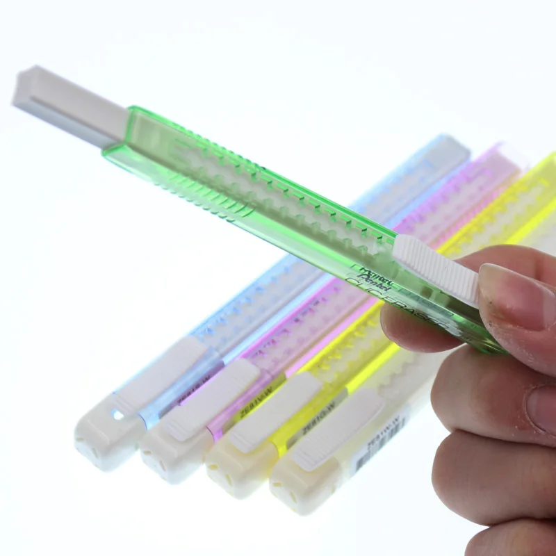 1 шт. ластик-карандаш Pentel ZE81 перезаряжаемая куртка безопасный ластик из ПВХ без