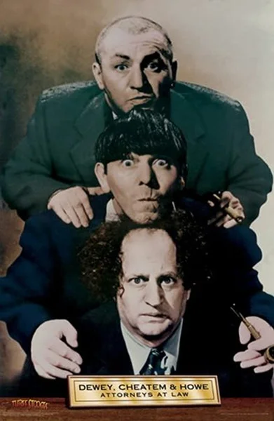 

Studio B 3 Stooges Dewey/Cheatem and Howe Poster Metal Poster Tin Signs