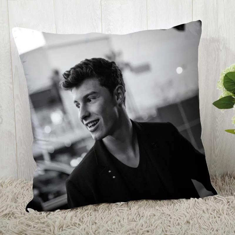Best Shawn Mendes декоративная Свадебные наволочки на подушку индивидуальный подарок для(с одной стороны) наволочки с принтом - Цвет: 3