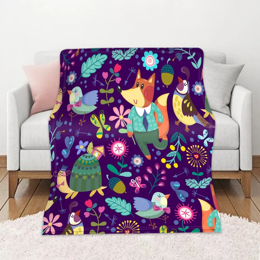 

Modern Winter Keep Warm Blanket Decoration Living Room Sofa Sleep Home Bedroom Bed Simplicity Geometry Pattern Printing Blanket