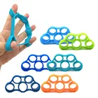 Силиконовые гелевые Эспандеры для пальцев тренировочные эластичные упражнения эластичная резиновая лента фитнес оборудование 6 цветов