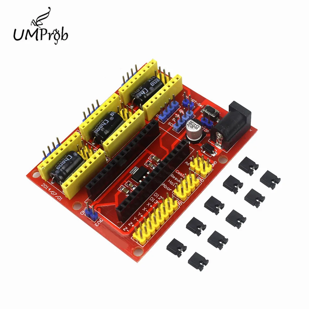 Щит с ЧПУ V4 + 3 шт. драйвер A4988 Nano CH340 для arduino CNC 3D принтера|Интегральные схемы| |