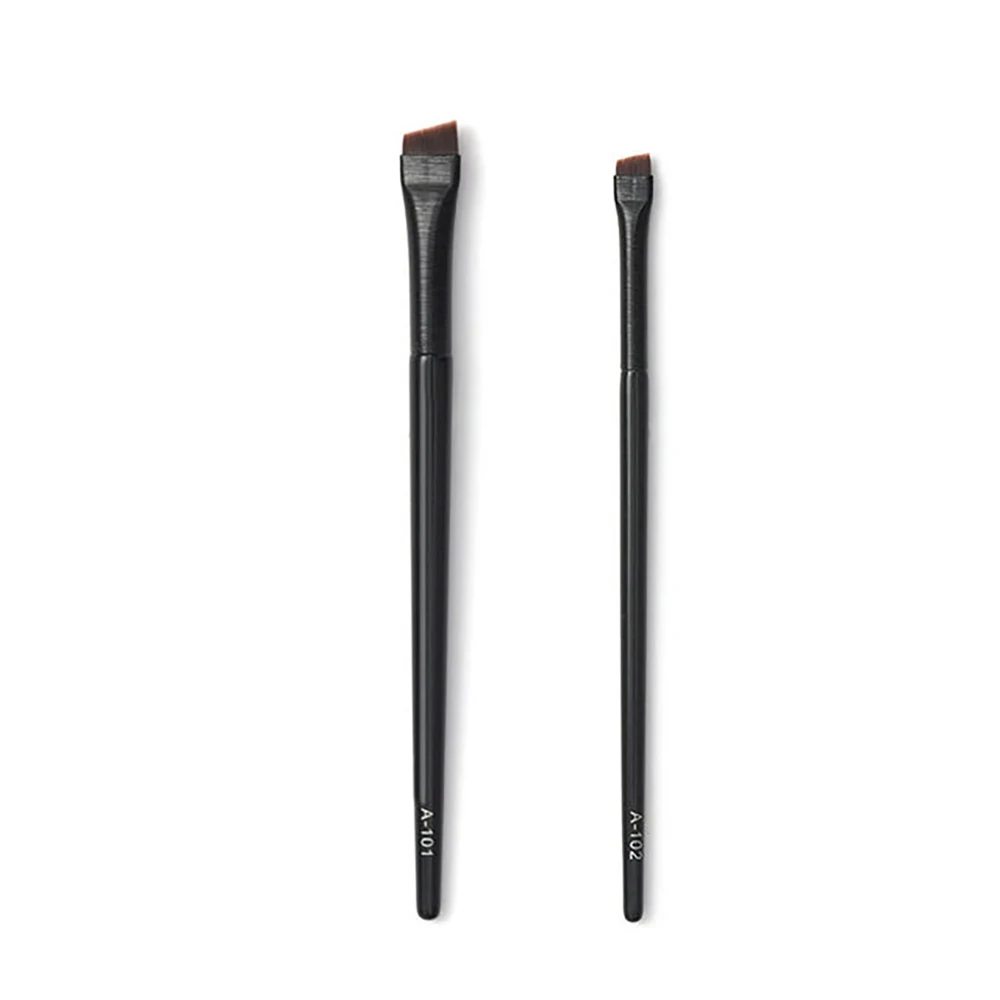 

1pc Super Thin Angled liner Make up brush Eye brow Synthetic hair Makeup brushes Fine Eyebrow sharp cosmetic tools Professional