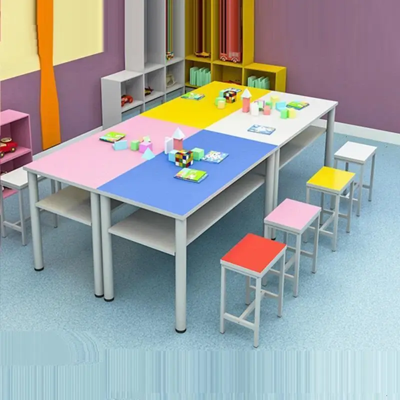 Детский письменный стол Pupitre Infantil и стул силиконовый для детского сада| |