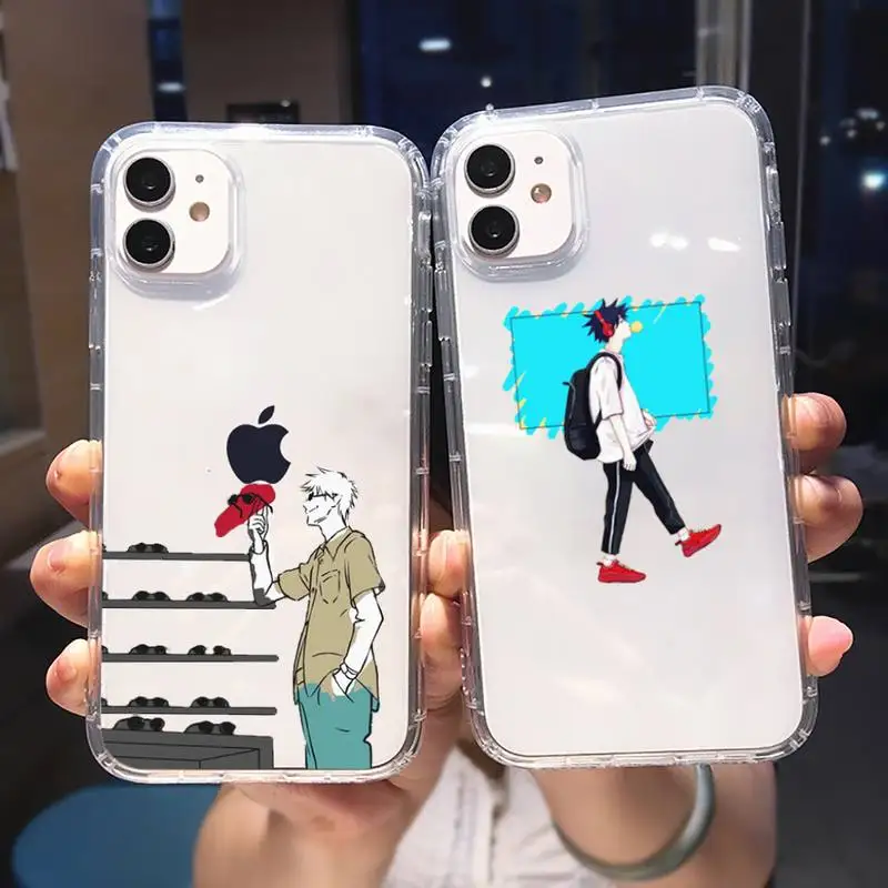 

Jujutsu Kaisen Phone Case Transparent for iPhone 6 7 8 11 12 s mini pro X XS XR MAX Plus cover funda shell
