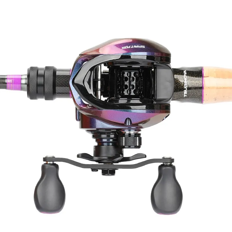 

TSURINOYA Fishing Reel PIRIT FOX 150 Ultralight Long Casting Baitcasting Drag 6kg Smooth Bass Lure Casting Reel