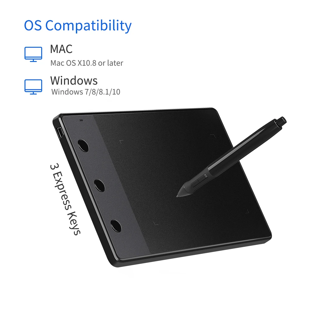 Планшет Графический Huion H420 для рисования 4x2 23 дюйма|Цифровые планшеты| |