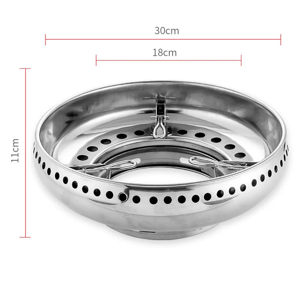 

Kitchen Double-layer Three-layer Stainless Steel Windproof Energy-saving Cover Cooking Gas Stove Fire-gathering Reflection Ring