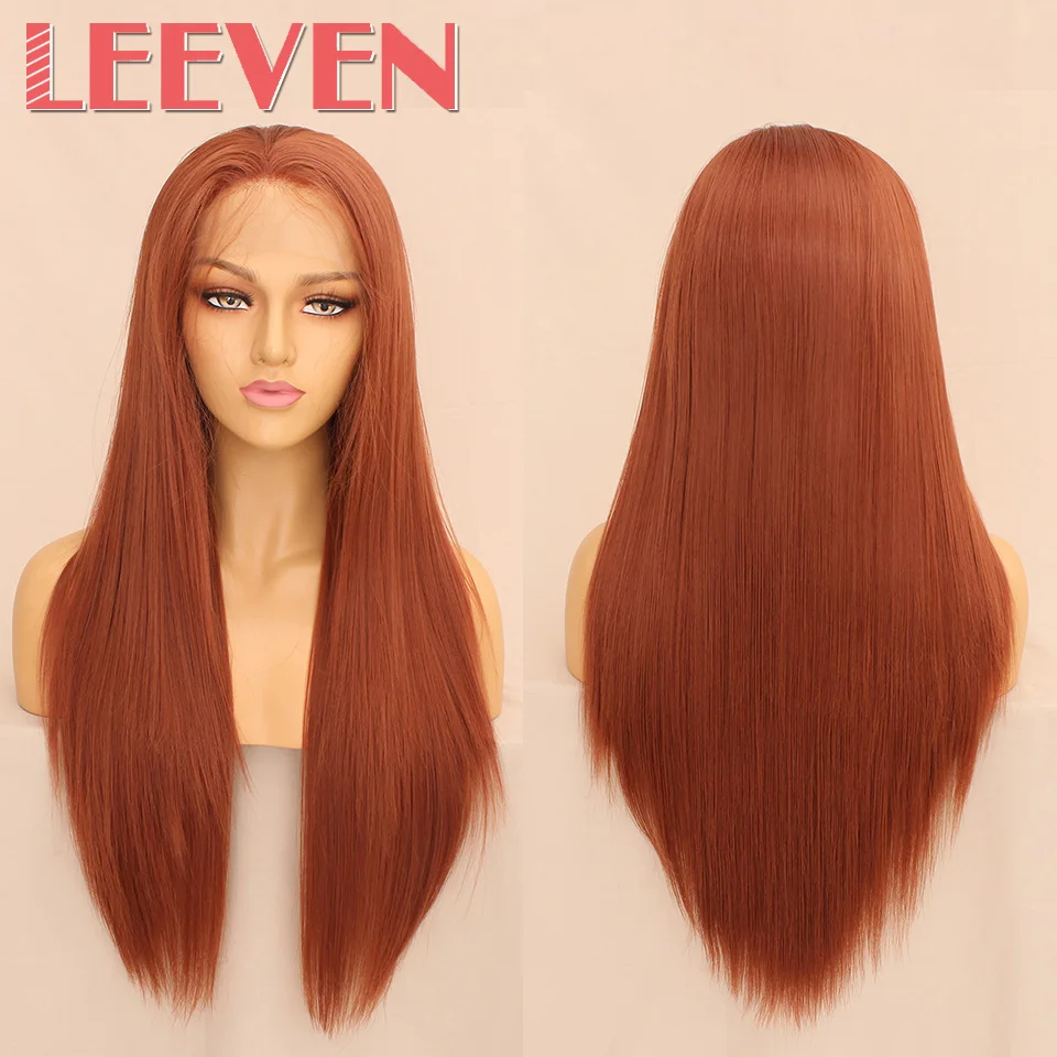 Leeven, 14 дюймов, короткий Боб, кружевные передние парики, розовый, 613 блонд, черные парики, синтетические, шелковистые, прямые волосы, парик для женщин
