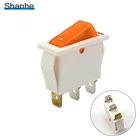 Кулисный Переключатель KCD3 с лампой 4000 Вт, 3 контакта, 16 А, В переменного тока30 А, В переменного тока