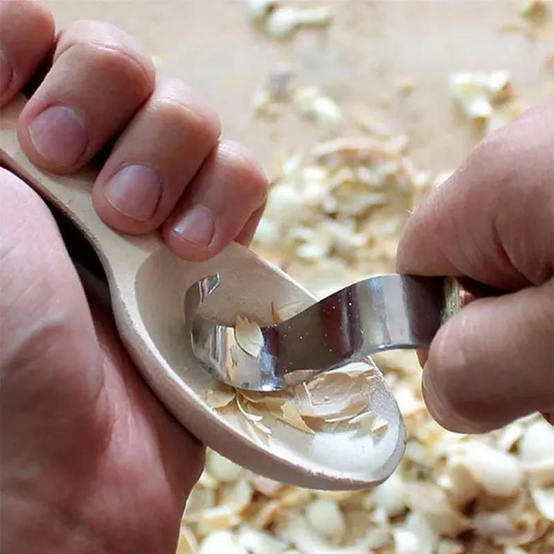 

Spoon DIY Hand Chisel Wood Carving Tools Spoon Carving Knife Woodcut Woodcarving Cutter Chip Knives Woodworking Hand Tools