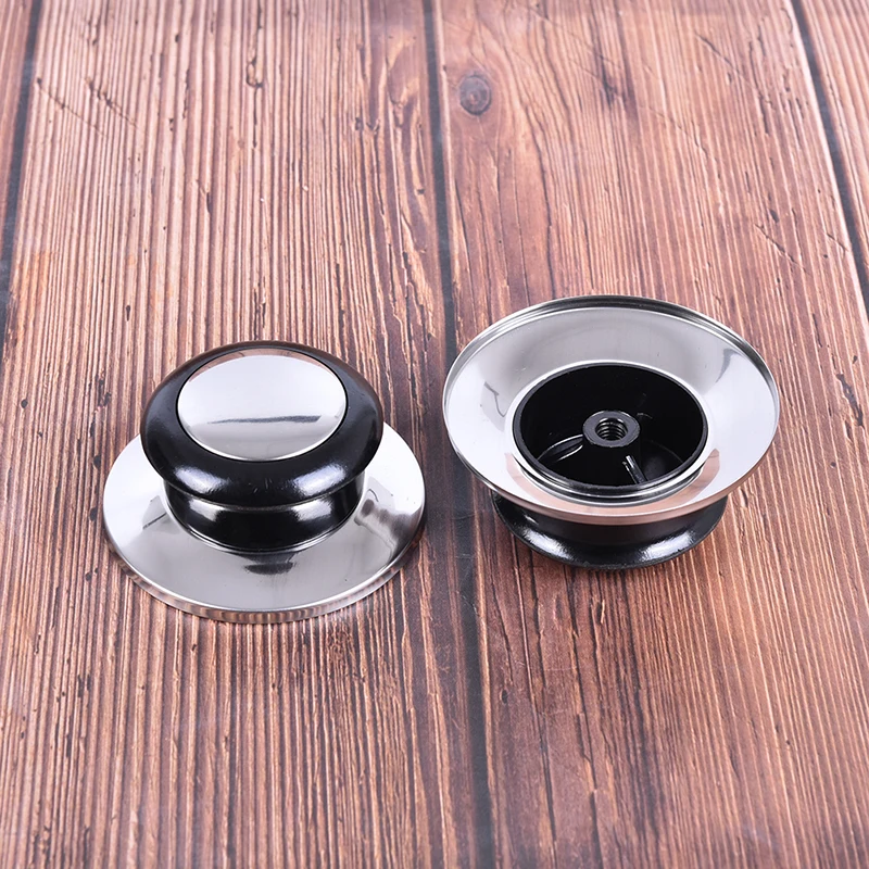 Heat-Resistant Pot Pan Lids Knob Lifting Handle Black And Silver Home Kitchen Cookware Replacement Parts | Дом и сад
