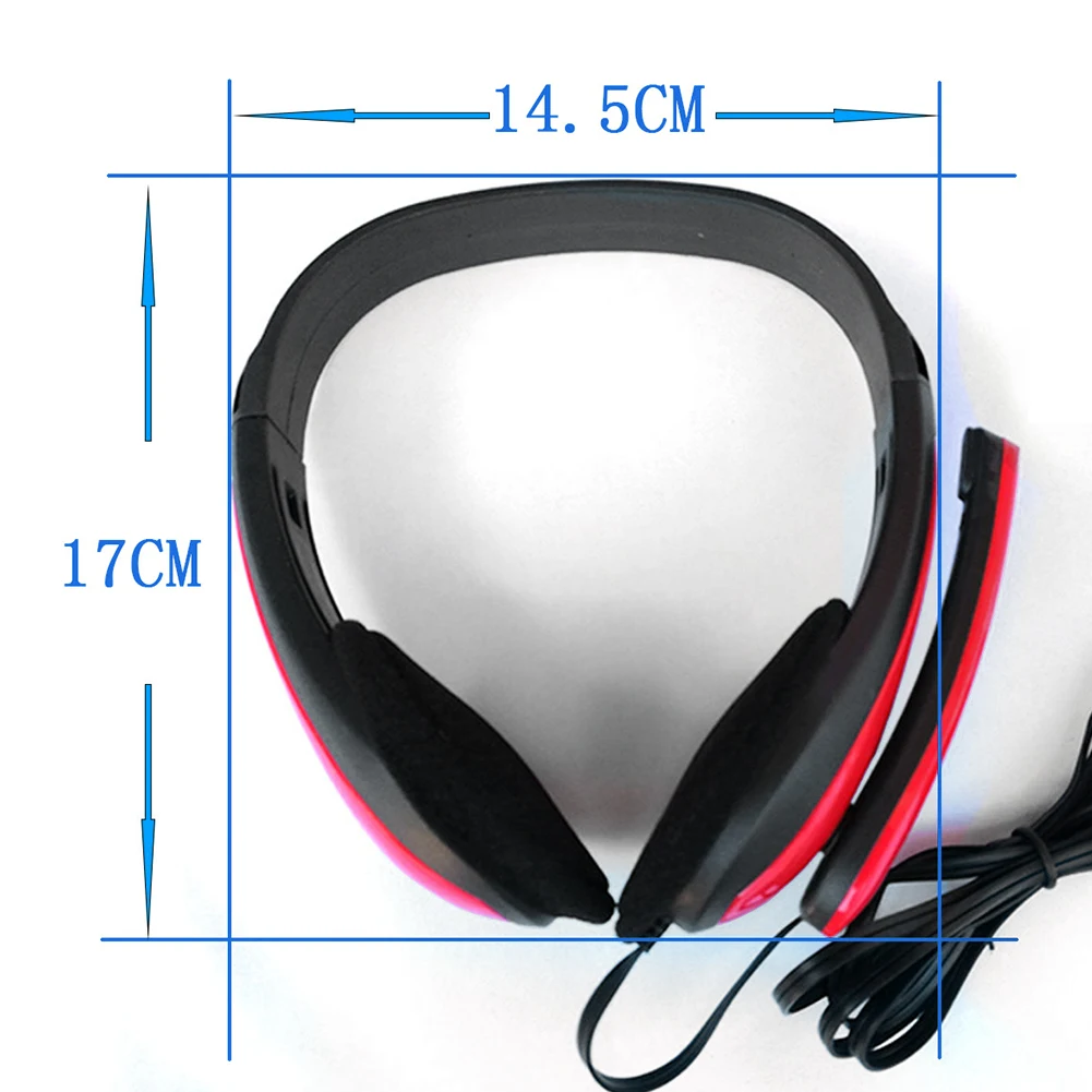 

Wired Headphones 3.5mm Stereo Headset Gamer Noise Canceling Lightweight Gaming Headphone with Microphone for Laptops PC Computer