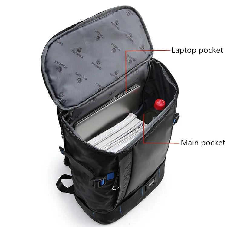 Высококачественный Оксфордский USB рюкзак для ноутбука мужчин школьный