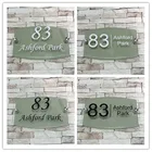 Современная мебель под заказ с номером уличное название акриловый знак Алюминиевая задняя панель A2