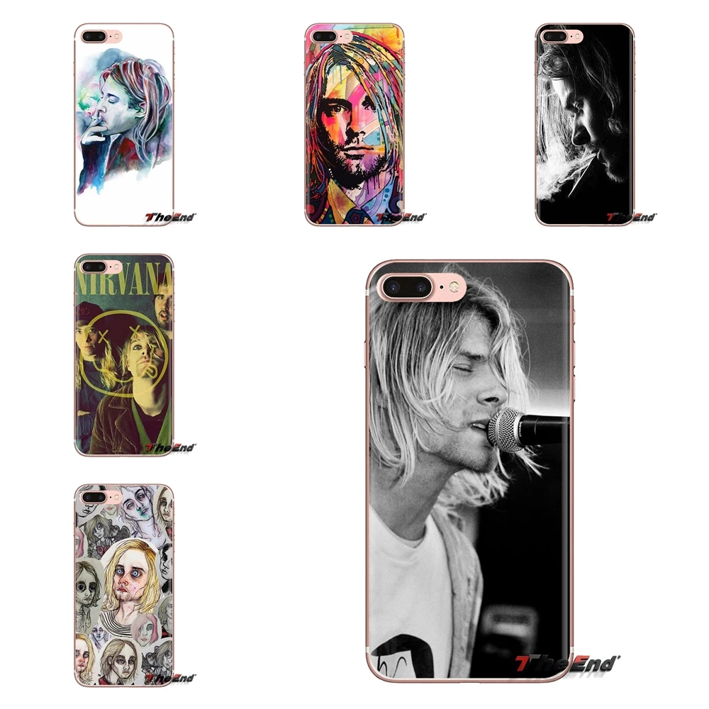 Чехлы Kurt Cobain Nirvana Rock прозрачные мягкие чехлы для Xiaomi Redmi 4A S2 Note 3 3S 4 4X 5 Plus 6 7 6A Pro Pocophone