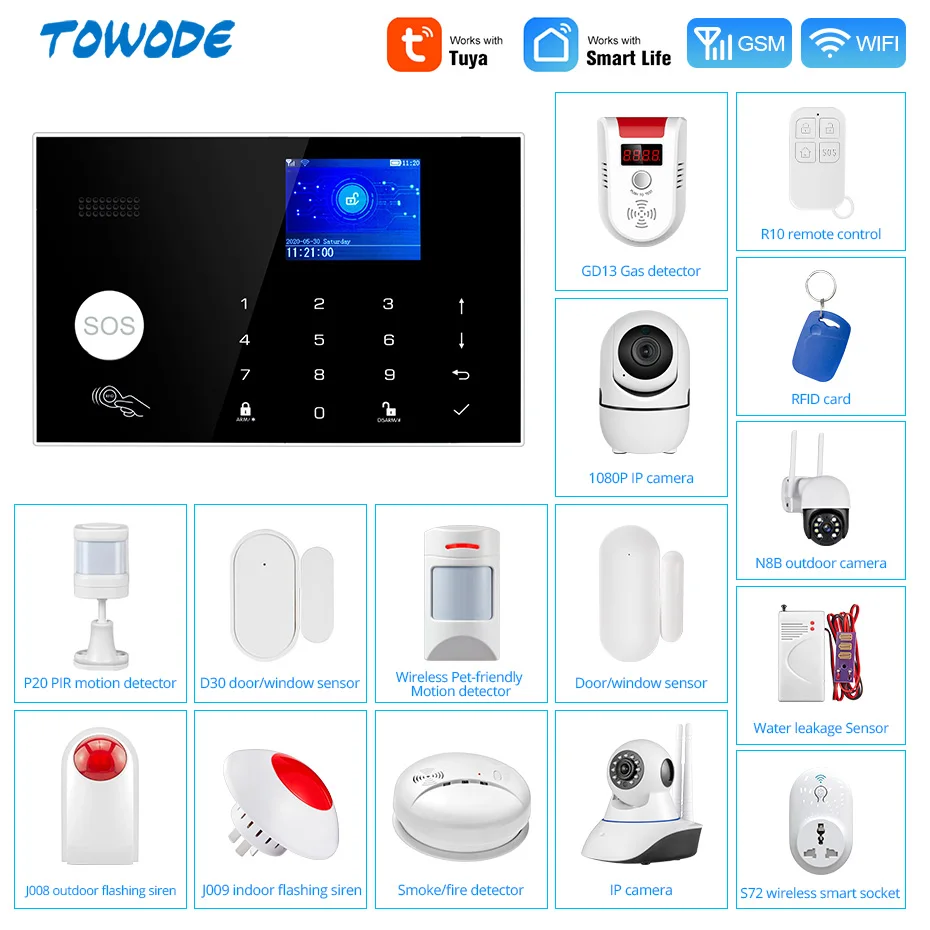Towode DIY WIFI 3G GSM GPRS беспроводное приложение дистанционное управление домашняя