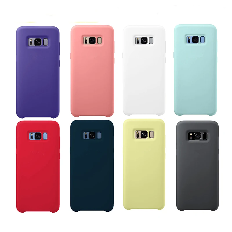 Чехол из жидкого силикона для Samsung Galaxy S10 Lite/S10E S8 S9 NOTE 8 9 10|Бамперы| |