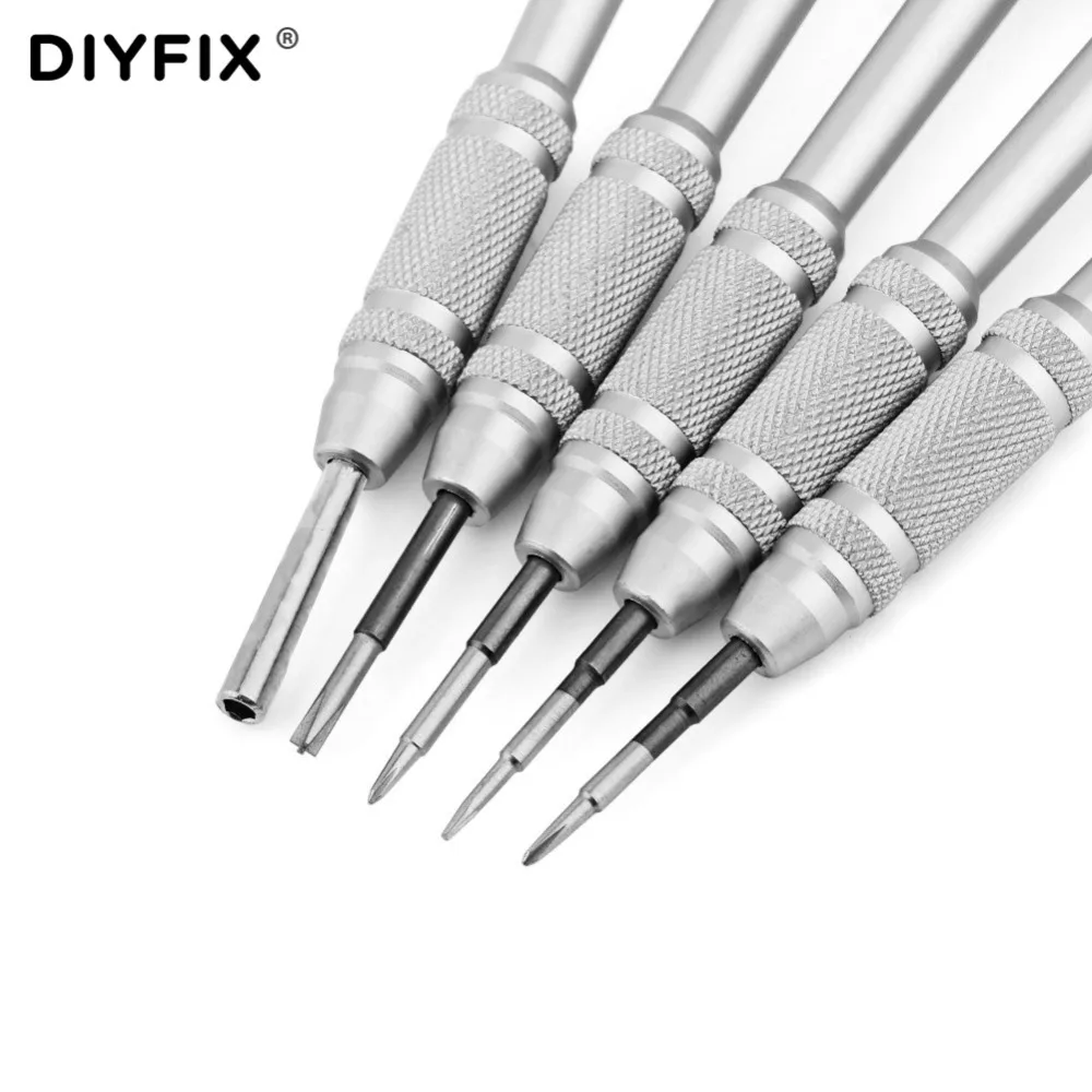 DIYFIX 5 в 1 Набор отверток для iPhone X для iPhone 8 7 6S 6 открытие ремонтных инструментов Комплект для разборки
