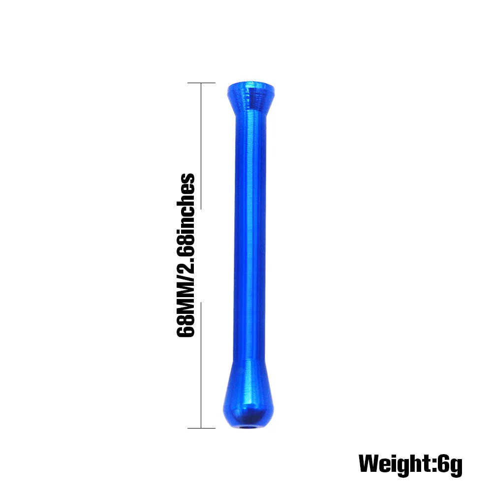 Алюминиевый 70 мм Snuff соломенный носовой дозатор Sniffer Snorter Rocket Tube Smoking Straw