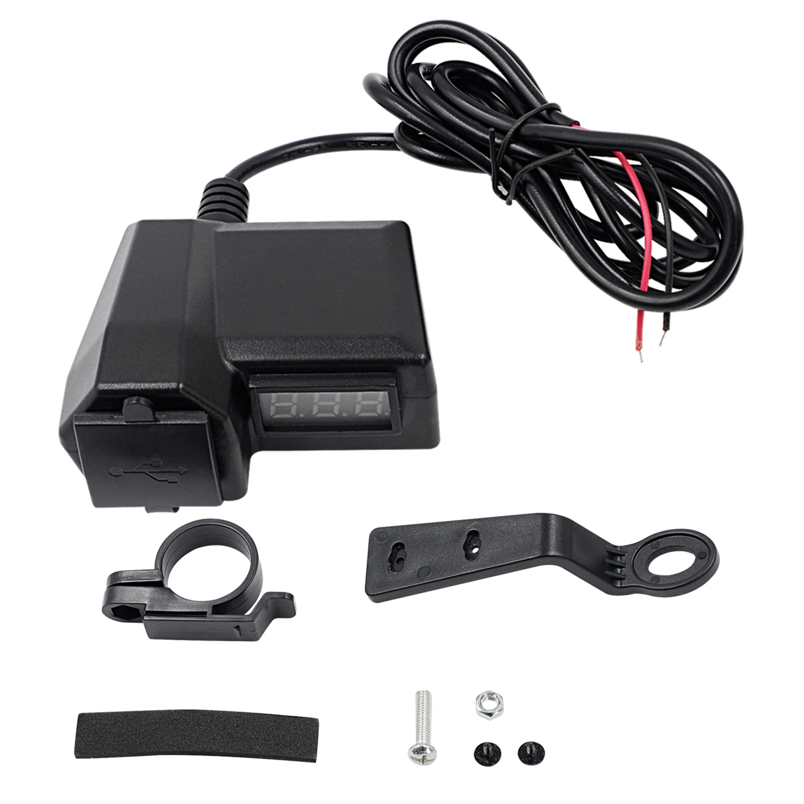 

Зарядное устройство для мотоцикла с двумя USB-портами, а