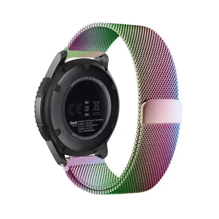 3 colorful Ремешок для смарт-часов для samsung Шестерни S3 Frontier/классический ремешок для часов Smartwatch Нержавеющая сталь браслет wrisrt ремень ремешок для часов из нержавеющей стали - Цвет ремешка: 3 colorful
