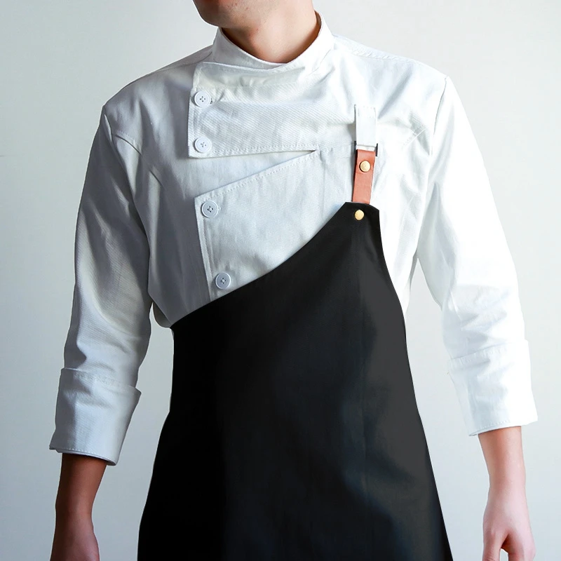 

Мужская и Женская куртка шеф-повара + фартук, форма шеф-повара, униформа для ресторана, кухни, для приготовления пищи, для кейтеринга, кулинар...